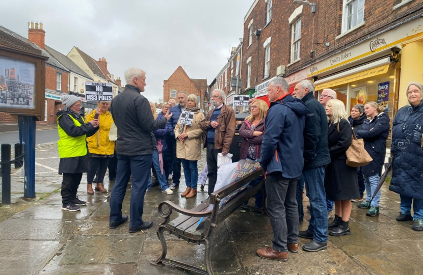 Graham Stuart MP Street Surgery Hedon