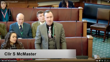 Cllr Sean McMaster's Full Council motion Backing Farmers